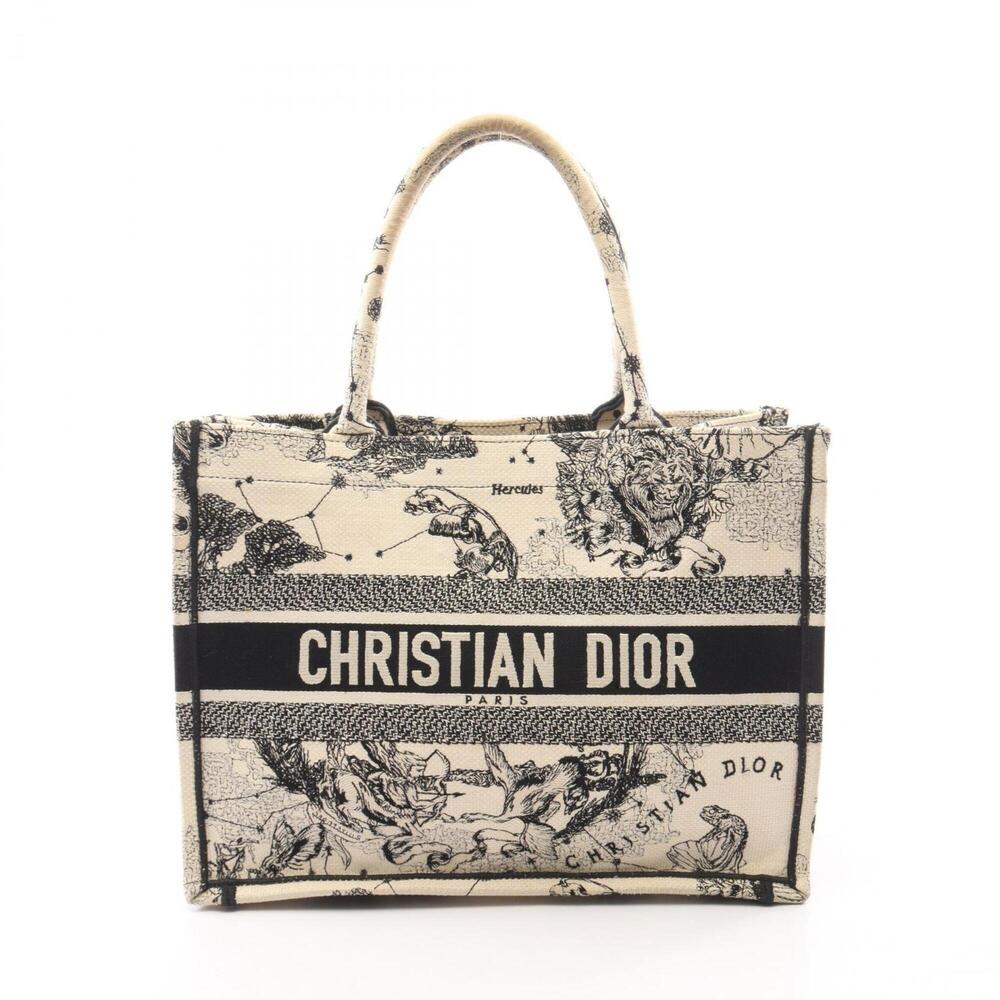 Christian Dior Dior Book Tote Medium Toile de Jouy Canvas Bag Handbag for Wom...